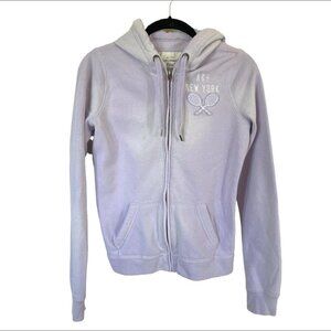 Abercrombie & Fitch Logo Zip-Up Hoodie